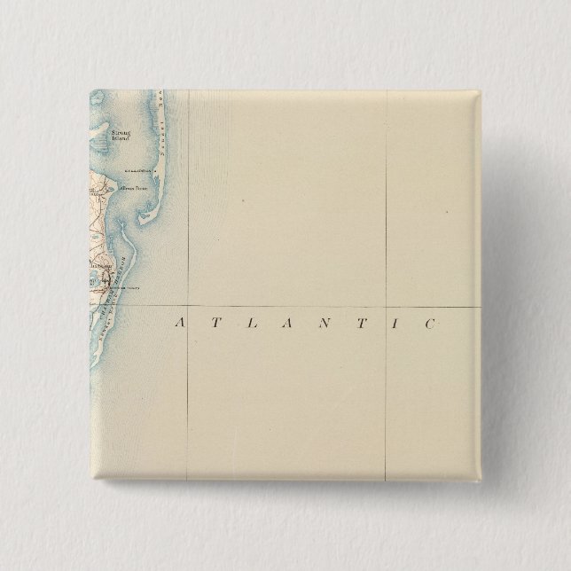 Chatham, Massachusetts 2 Inch Square Button (Front)