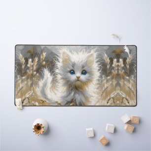 Chaton blanc précieux
