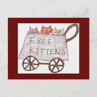 chatons gratuits Carte postale