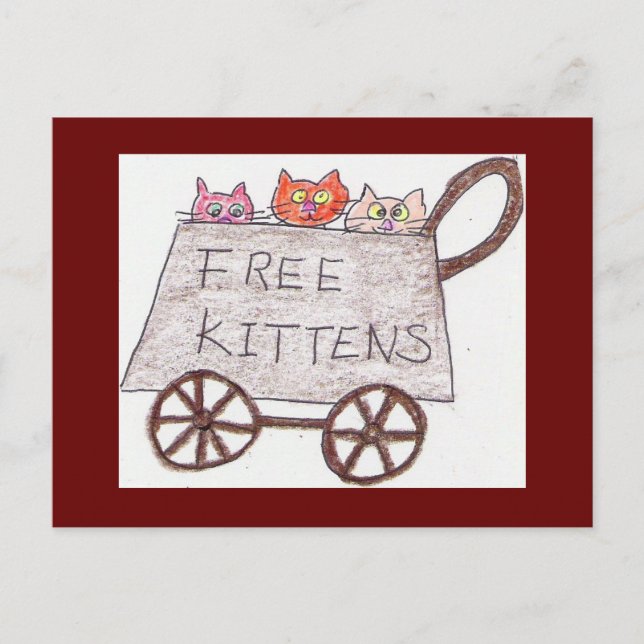 chatons gratuits Carte postale (Devant)