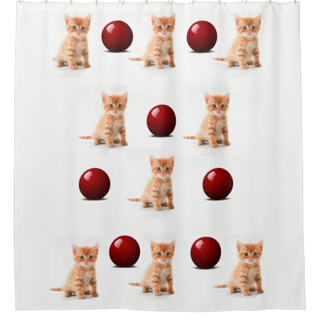 Chatons rideau de douche (Devant)