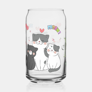 Chats adorables Coeurs Moins Thématiques Monogramm