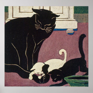 Chats Art Déco
