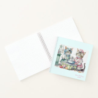 Chats au carnet du journal des balles de cuisine
