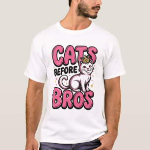 Chats avant frères conception de t-shirt vintage d