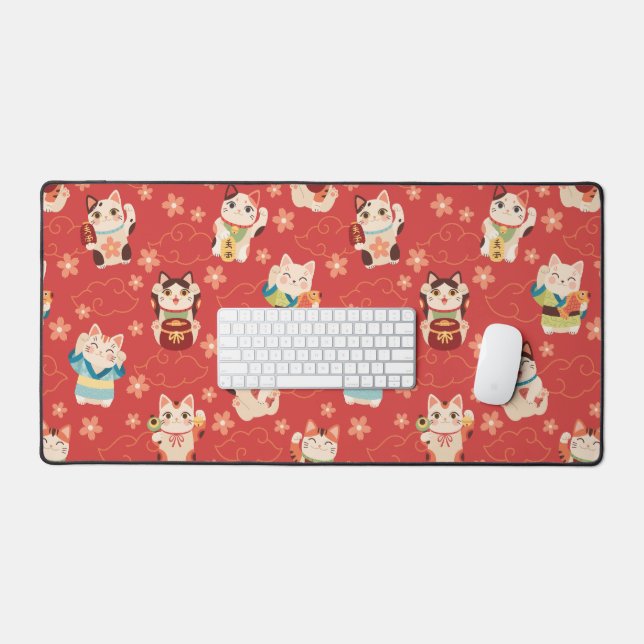 Chats chanceux Maneki Neko (Clavier et souris)