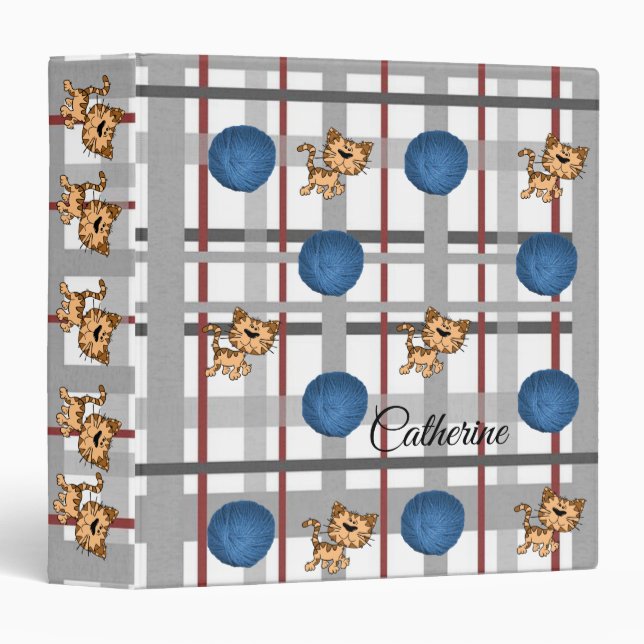 Chats Classeurs signature (Devant/Côté)