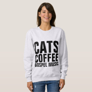 CHATS COFFEE GOSPEL MUSIQUE T-shirts chrétiens