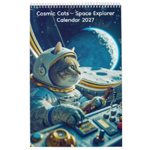 Chats cosmiques - Calendrier de l'explorateur spat
