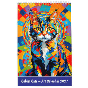 Chats cubistes – Calendrier d'art