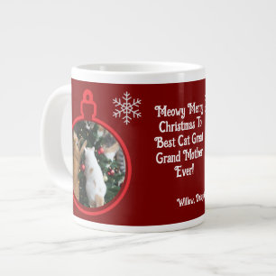 Chats dans un arbre de Noël personnaliser Tasse de