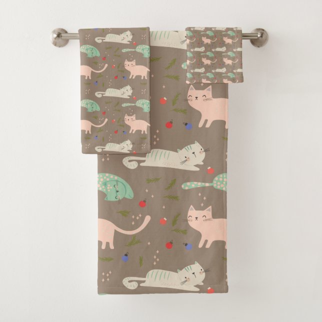 Chats de Noël mignons (En situation)