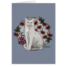 Chats de saisons - jardin d'hiver