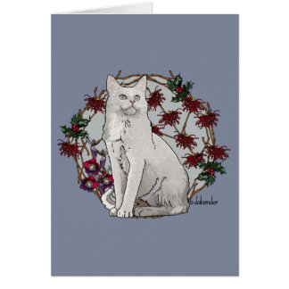 Chats de saisons - jardin d'hiver