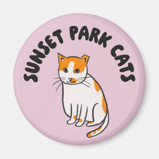 Chats de Sunset Park | Aimant | Chat de sauvetage
