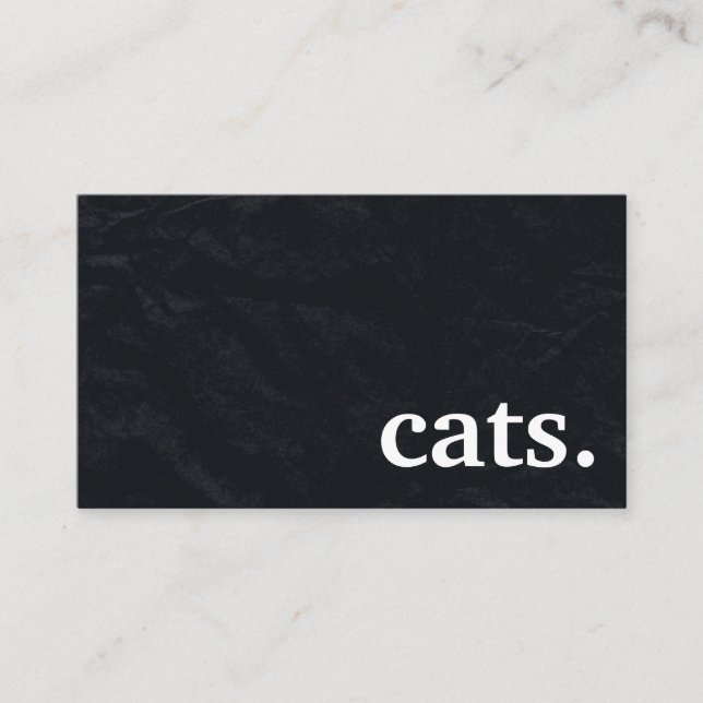 Chats de tableau moderne. carte punch de fidélité (Devant)