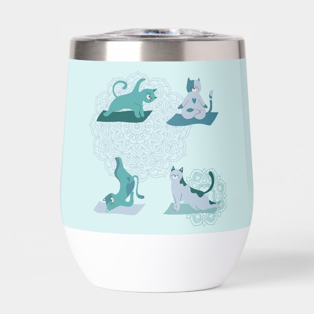 Chats de yoga vert (Avant)