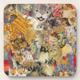 Chats dessous de verre d'une abondance