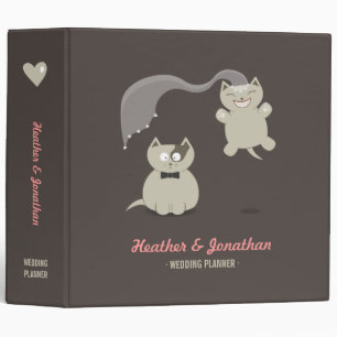 Chats drôles de bande dessinée - classeur de