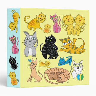 Chats du chat 13 d'amour dans un classeur