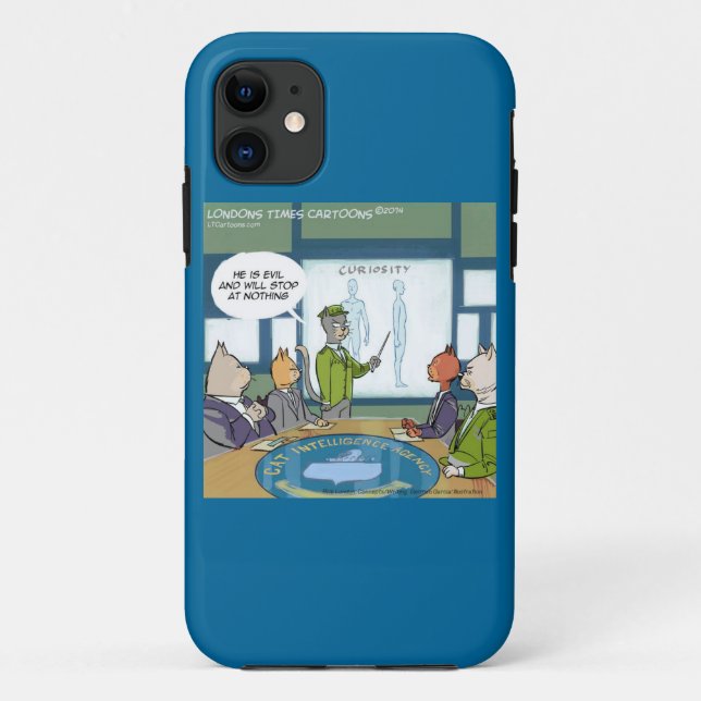 Chats Ennemi naturel Funny iPhone 5/5S Coque (Dos)