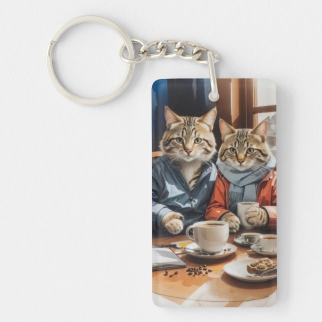Chats et café (Devant)