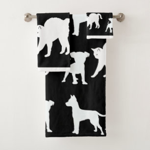 Chats et chiens noirs et blancs
