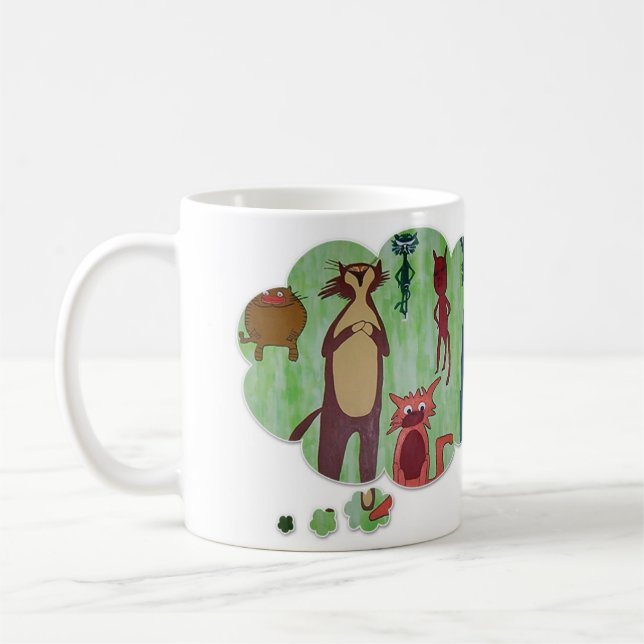 Chats & Mug de café ! (Gauche)
