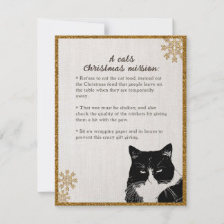 Chats Noël - Carte de Noël