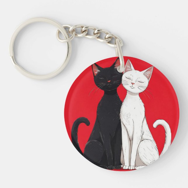 Chats noirs et blancs (Devant)