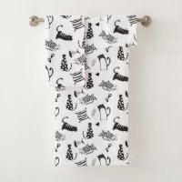 Chats noirs et blancs cool