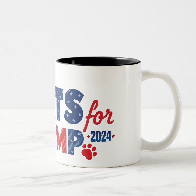 Chats pour Trump Coffee Mug 2024 (Droit)