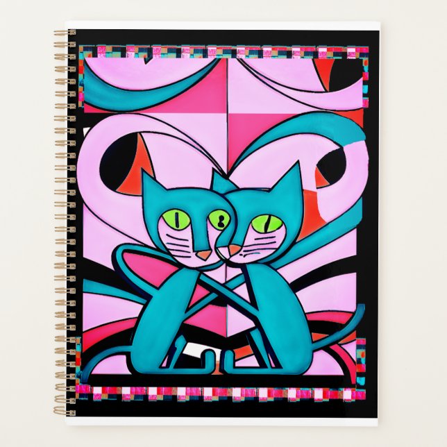 Chats Style Pop Art, Impression Art, Décor Maximal (Devant)