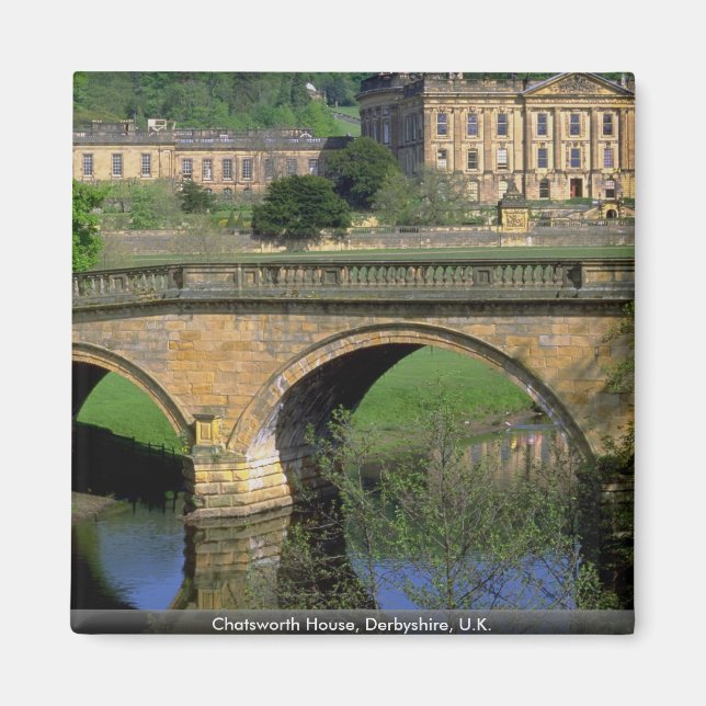 Chatsworth House, Derbyshire, U.K. Magnet (Front)