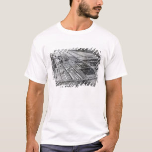 Chatsworth House, engraved by Johannes Kip T-Shirt