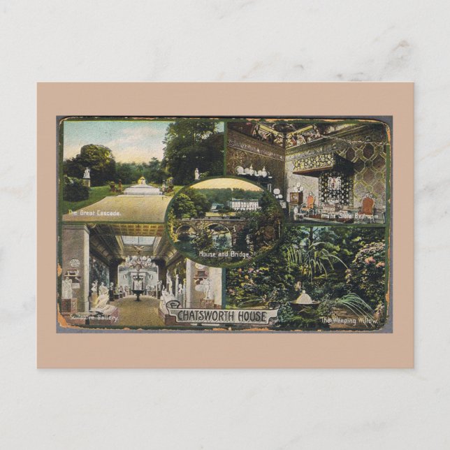 Chatsworth House Postcard (Front)
