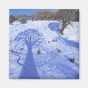 Chatsworth winter tree shadows 2013 magnet