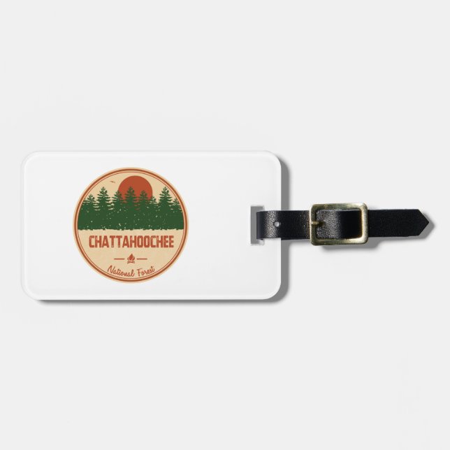 Chattahoochee National Forest Luggage Tag (Front Horizontal)