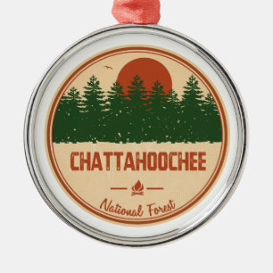 Chattahoochee National Forest Metal Ornament