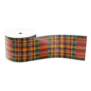 Chattan clan Plaid Scottish tartan Grosgrain Ribbon