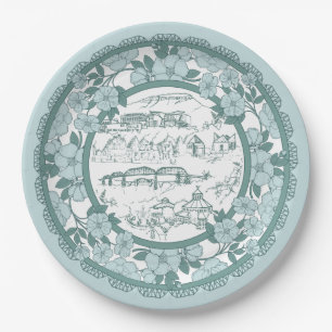 Chattanooga China Pattern Paper Plate