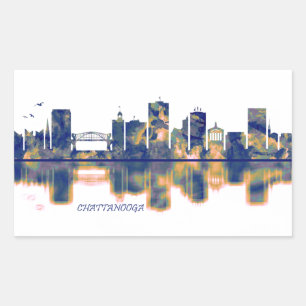 Chattanooga Skyline Sticker
