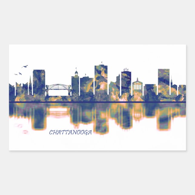 Chattanooga Skyline Sticker (Front)