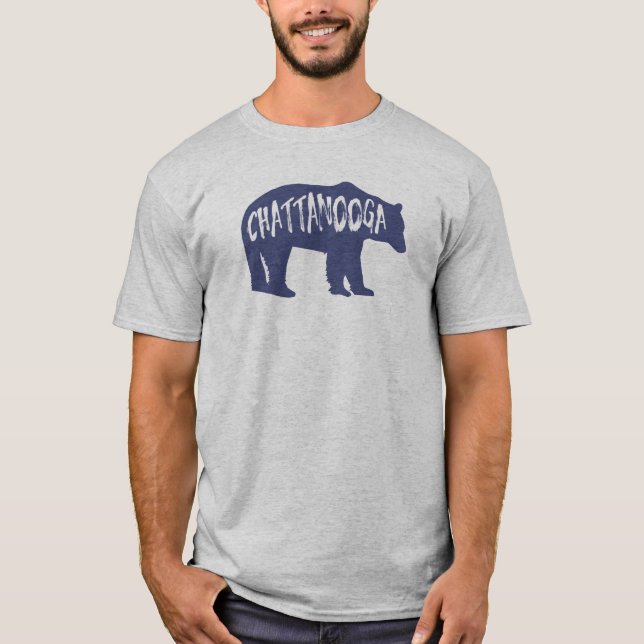 Chattanooga Tennessee Bear T-Shirt (Front)
