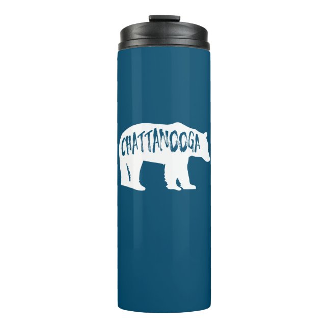 Chattanooga Tennessee Bear Thermal Tumbler (Front)