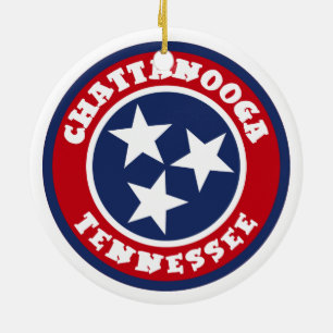 Chattanooga, Tennessee Ceramic Ornament