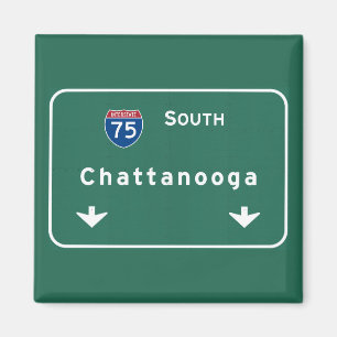 Chattanooga Tennessee Interstate Highway Freeway : Magnet
