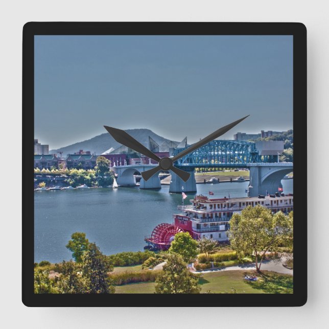Chattanooga, Tennessee Photo Wall Clock (Front)