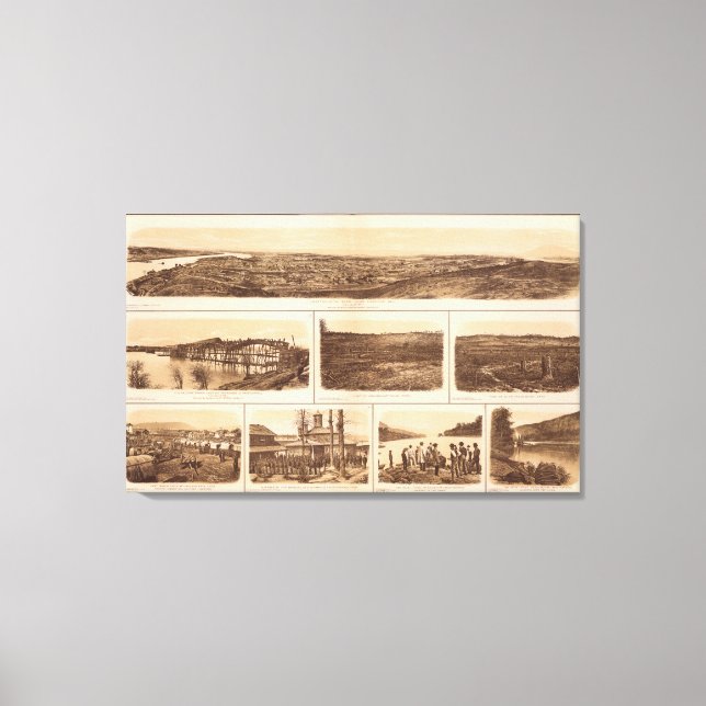 Chattanooga Tennessee River Canvas Print (Front)