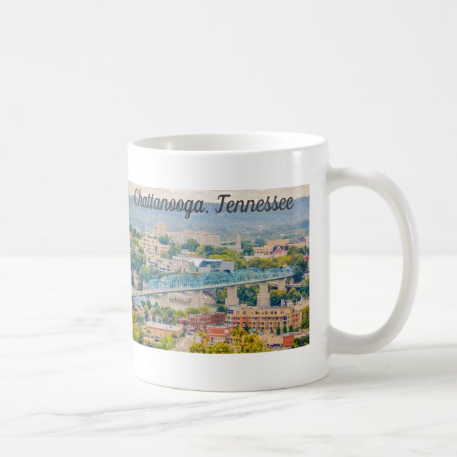 Chattanooga, Tennessee Skyline Mug (Droite)